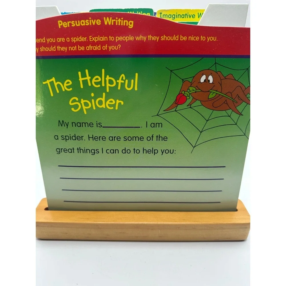 Lakeshore Ready to Write Prompt Box COMPLETE 100 Prompts AA469 Ages 6+